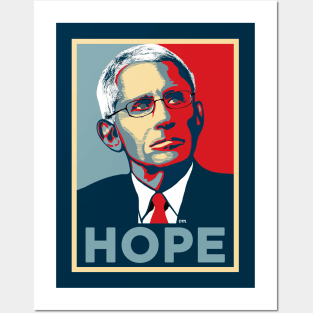 Fauci Hope Parody Posters and Art